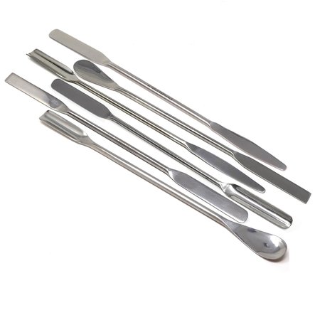 A2Z SCILAB 6 Pcs Double Ended Lab Spatula Set, Stainless Steel 9 Long A2Z-ZR-KIT-137